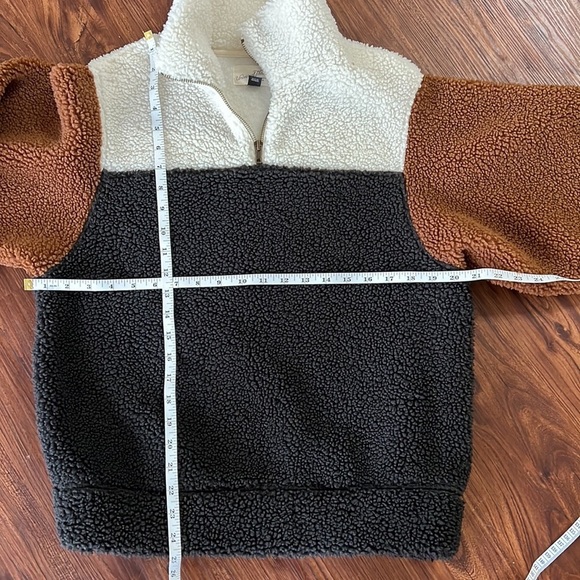 Universal Thread Teddy Fleece Colorblock Quarter Zip - Women's XS - Picture 6 of 6
